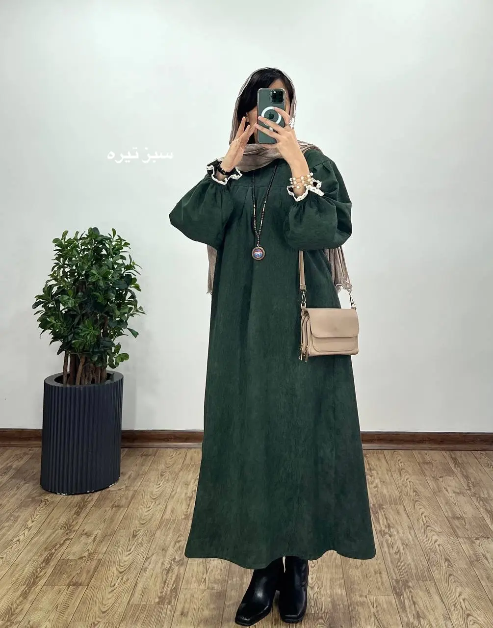 پیراهن مانتویی پاییزه رایلی 1